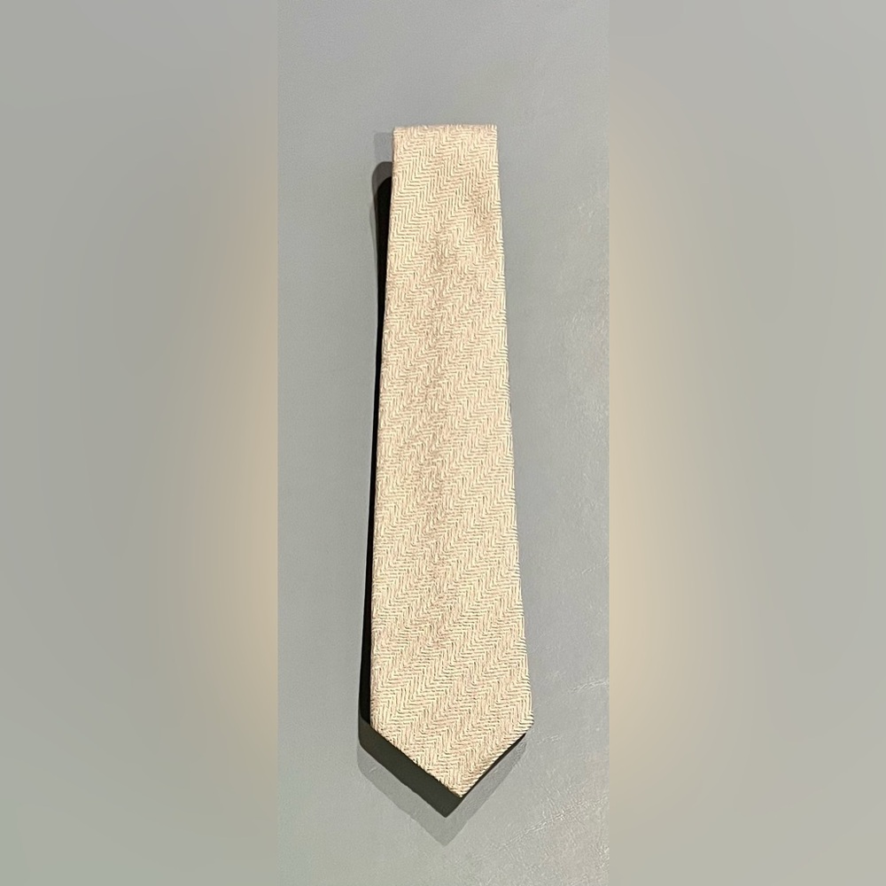 Setura-Gold Skinny Silver Men’s Tie